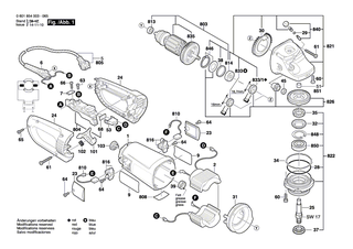 BOSCH Kohleb�rstensatz | Ersatzteile f�r 1364, GWS 2030 H - 1607014178