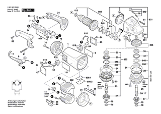 BOSCH Kohleb�rstensatz | Ersatzteile f�r 1364, GWS 2030 H - 1607014178