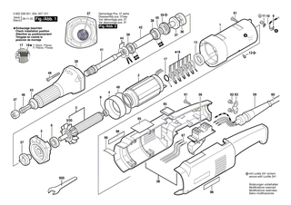 BOSCH Schalter | Ersatzteile f�r GR.65, Hf-Bohrmaschine - 1607200038