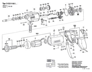 BOSCH Schalter | Ersatzteile f�r GR.65, Hf-Bohrmaschine - 1607200038