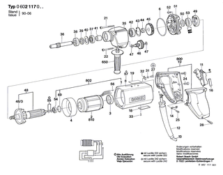 BOSCH Schalter | Ersatzteile f�r GR.65, Hf-Bohrmaschine - 1607200038