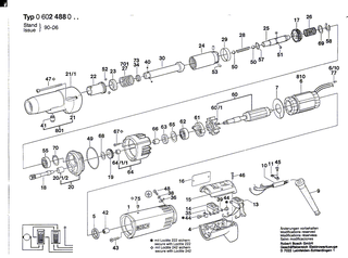 BOSCH Schalter | Ersatzteile f�r Hf-Schrauber, Hf-Schlagschrauber - 1607200067