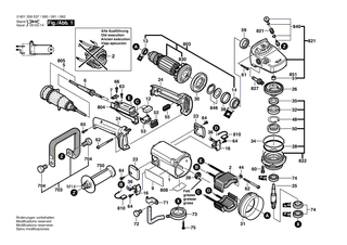 BOSCH Schalter | Ersatzteile f�r GWS 18-180, GWS 19-180 - 1607200103