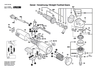 BOSCH Schalter | Ersatzteile f�r GWS 14-125 C, GWS 14-125 CE - 1607200137