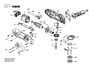 BOSCH Schalter | Ersatzteile f�r GEX 150 TURBO, GWS 6-115 - 1607200146