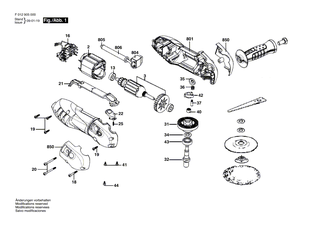 BOSCH Schalter | Ersatzteile f�r GEX 150 TURBO, GWS 6-115 - 1607200146