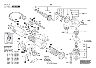 BOSCH Schalter | Ersatzteile f�r GNF 35 CA, GBR 14 CA - 1607200150