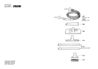 BOSCH Luftfilter | Ersatzteile f�r GAS 1000 RF | 1609201677