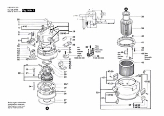 BOSCH Sechskantmutter DIN 934-M6-8-A | Ersatzteile fr GAS 1000 RF | 2915011007