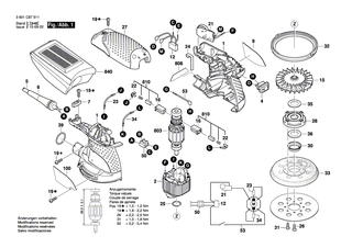 BOSCH Schalter | Ersatzteile f�r GSS 140 A, GEX 125-1 AE - 1607200190