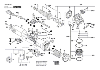 BOSCH Schalter | Ersatzteile f�r GGS 28 C, GGS 28 CE - 1607200199