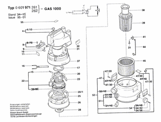 BOSCH Reduzierhlse  49/35 MM+3/4 | Ersatzteile fr GAS 1000 | 1609200933