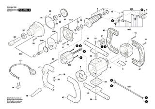 BOSCH Schalter | Ersatzteile f�r GRW 12 E, GRW 18-2 E - 1607200313