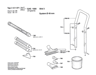 BOSCH Saugdse  35 MM | Ersatzteile fr GAS 1000 | 1609390478