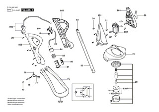 BOSCH Wechselstrommotor | Ersatzteile f�r ART 23, ART 23 F - 1607220045