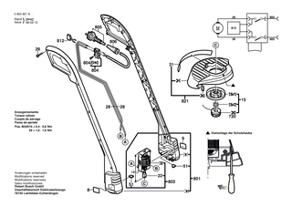 BOSCH Wechselstrommotor | Ersatzteile f�r ART 23, ART 23 F - 1607220045