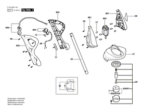 BOSCH Wechselstrommotor | Ersatzteile f�r ART 23, ART 23 F - 1607220045