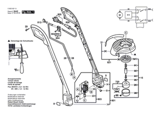 BOSCH Wechselstrommotor | Ersatzteile f�r ART 23, ART 23 F - 1607220045