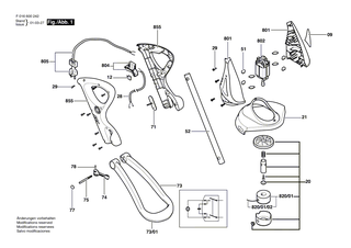 BOSCH Wechselstrommotor | Ersatzteile f�r ART 23, ART 23 F - 1607220045