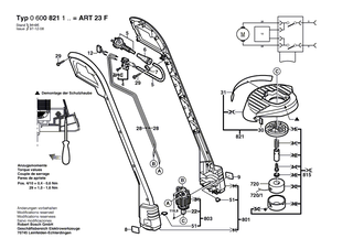 BOSCH Wechselstrommotor | Ersatzteile f�r ART 23, ART 23 F - 1607220045