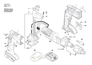BOSCH Elektronikmodul | Ersatzteile f�r GSR 18 V-EC TE -...