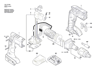 BOSCH Elektronikmodul | Ersatzteile f�r GSR 18 V-EC TE - 1607233532