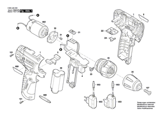 BOSCH Elektronik-Modul | Ersatzteile f�r PSR 10,8 LI-2,...