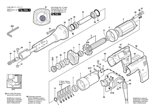 BOSCH Winkelschraubendreher | Ersatzteile f�r Geradschleifer, Hf-Geradschleifer - 1607950001