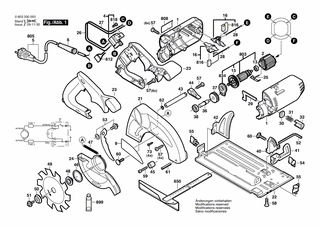 BOSCH Grundplatte | Ersatzteile f�r GKS 24 V, PKS 54 -...