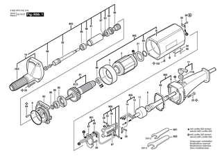 BOSCH Spannzange �6 MM | Ersatzteile f�r GR.65, Hf-Geradschleifer - 1608570025