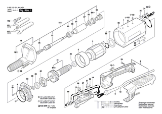 BOSCH Spannzange � 1/4 (6,35 MM) | Ersatzteile f�r GR.65, Hf-Geradschleifer - 1608570058
