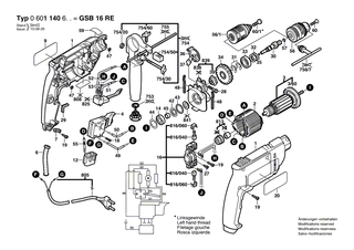 BOSCH Bohrfutter �1,5-13 MM, 1/2 | Ersatzteile f�r GBM 13 HRE, Bohrmaschine - 1608571069