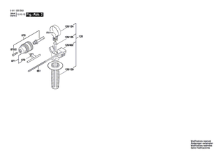 BOSCH Bohrfutter | Ersatzteile f�r PBH 20-RLE, PBH 16 RE - 1608571088