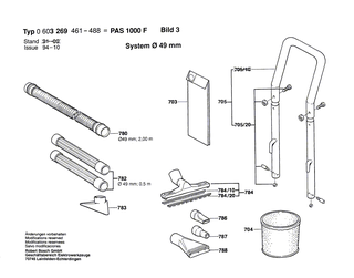 BOSCH Fl�chenb�rste | Ersatzteile f�r GAS 1000 RF, GAS 12-50 RFH - 1609201109