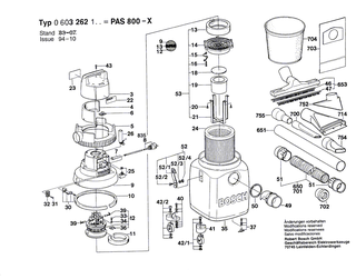 BOSCH Fl�chenb�rste | Ersatzteile f�r GAS 1000 RF, GAS 12-50 RFH - 1609201110