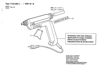 BOSCH St�tzb�gel | Ersatzteile f�r GKP 200 CE, PKP 30 LE - 1609201242