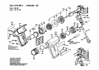 BOSCH Verschlussdeckel | Ersatzteile f�r PHG 600 CE, PHG...