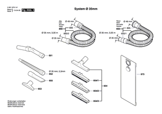 BOSCH Stecker | Ersatzteile für GAS 25 L SFC | 1609203C40