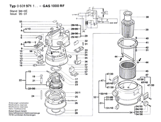 BOSCH D�mmplatte | Ersatzteile f�r GAS 1000 RF, GAS 10-50 RFK - 1609201660