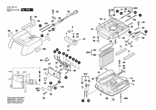 BOSCH Sauggebläse | Ersatzteile für GAS 25 L SFC | 1609203B19