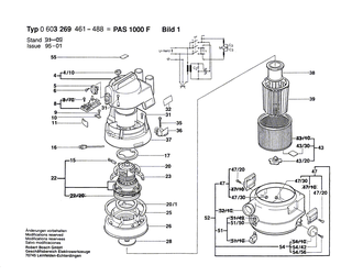 BOSCH Dichtring | Ersatzteile f�r GAS 1000 RF, GAS 10-50 RFK - 1609201669