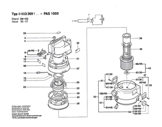 BOSCH Dichtring | Ersatzteile f�r GAS 1000 RF, GAS 10-50 RFK - 1609201669