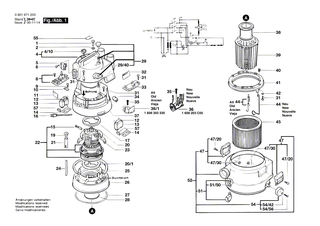 BOSCH Zwischenflansch | Ersatzteile f�r GAS 1000 RF - 1609201675