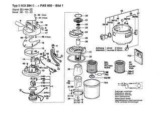 BOSCH Sterngriff | Ersatzteile f�r GAS 12-30 F, PAS 1000 - 1609202200