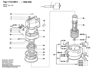 BOSCH Sterngriff | Ersatzteile f�r GAS 12-30 F, PAS 1000 - 1609202200
