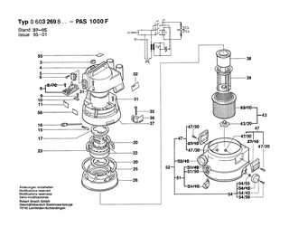 BOSCH Sterngriff | Ersatzteile f�r GAS 12-30 F, PAS 1000 - 1609202200