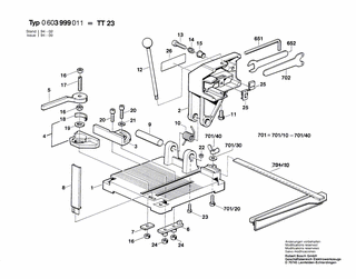 BOSCH Gehrungswinkel | Ersatzteile f�r TT 23 - 1609202203