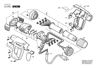 BOSCH Gleichstrommotor 115-240V | Ersatzteile f�r GHG 650 LCE, PHG 600-2 CE - 1609202611