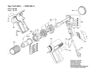 BOSCH Gleichstrommotor 115-240V | Ersatzteile f�r PHG 530-2, PHG 600-3 - 1609202617