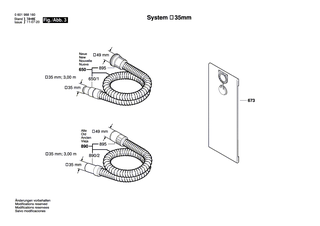 BOSCH Warnschild | Ersatzteile f�r 3931A-PB | 1601118C61